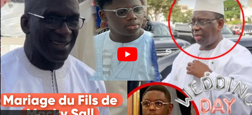 Ibrahima, fils de Macky Sall, épouse la fille de Tahirou Sarr : Marième Faye, Wally… découvrez le beau monde présent (Vidéo)