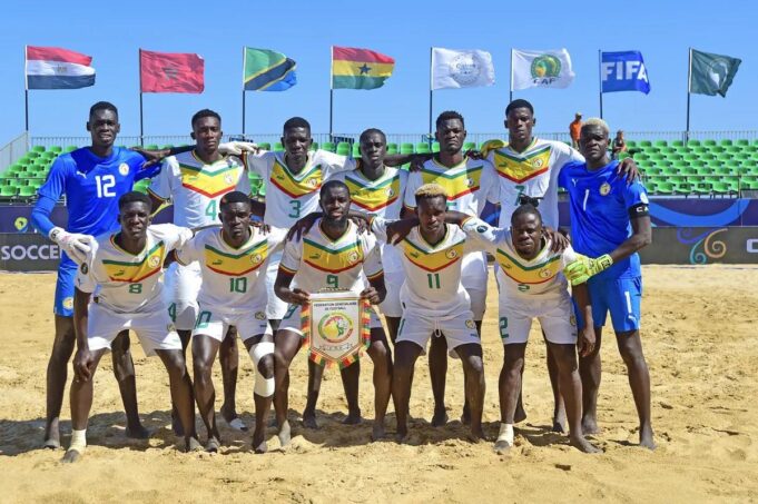 Les Lions du Sénégal écrivent l’histoire : Cinquième titre consécutif en Coupe d’Afrique de Beach Soccer